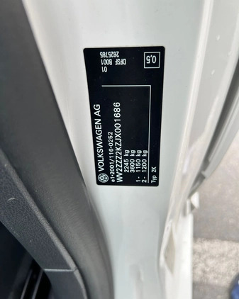 Volkswagen Caddy cena 42100 przebieg: 232400, rok produkcji 2017 z Krotoszyn małe 352